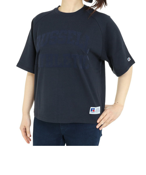 ラッセル（RUSSELL）半袖Tシャツ レディース 88/12 ラグラン RBL23S1004 NVY