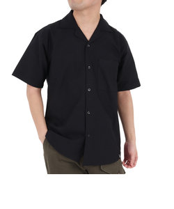 エスエーエス（S.A.S）半袖シャツ メンズ リラックスオープンカラーシャツ SAS2245902-19:BLACK
