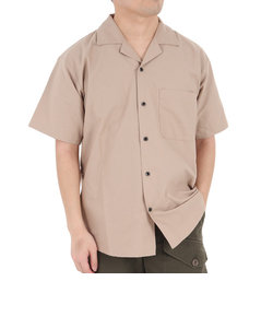 エスエーエス（S.A.S）半袖シャツ メンズ リラックスオープンカラーシャツ SAS2245902-20:BEIGE