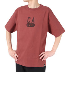 エスエーエス（S.A.S）半袖Tシャツ メンズ カレッジロゴ SAS2247200-39:WINE