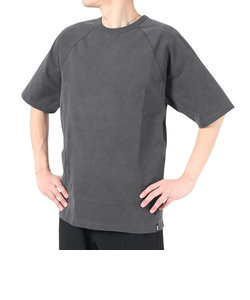 エスエーエス（S.A.S）半袖Tシャツ メンズ フラットシーマピグメント SAS2247203-17:CHARCOAL