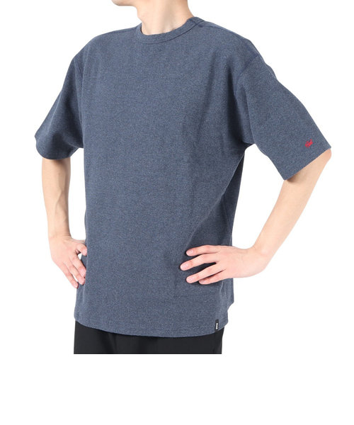 エスエーエス（S.A.S）半袖Tシャツ メンズ スーパーヘビーリップル SAS2247204-79:NAVY