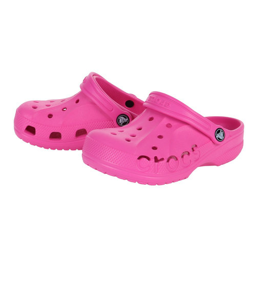 クロックス（crocs）ジュニアサンダル バヤ クロッグ キッズ フラッシュピンク 207013-6QQ-2023 スポーツ シャワサン レジャー プール サ…