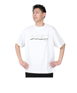 ヤックパック（YAK PAK）半袖Tシャツ メンズ バブルロゴ 3510105-07 WHT