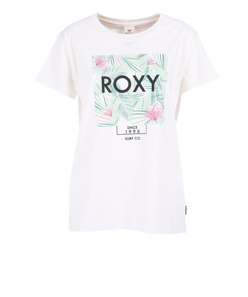 ロキシー（ROXY）半袖Tシャツ レディース ボックス ボタニカル 23SPRST231612YNAT