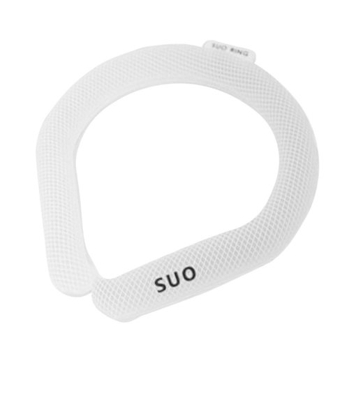 暑さ対策 クールリング Lサイズ SUO RING 28°ICE SUO-WHT-L ホワイト 熱中症対策