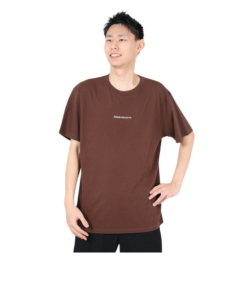半袖Tシャツ メンズ PROJECTING T-SHIRT RTE-23101-CHESTNUT