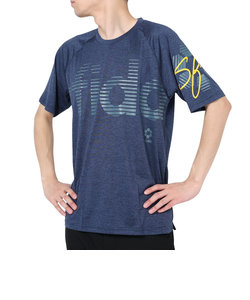 スフィーダ（SFIDA）半袖Tシャツ メンズ COOLTECT sfida TRシャツ ヘザー SA-23X12 NVY