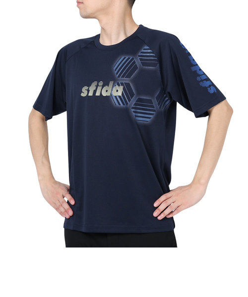スフィーダ（SFIDA）半袖Tシャツ メンズ COOLTECT sfida TRシャツ SA-23X13 NVY