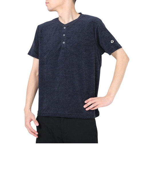 半袖Tシャツ メンズ パイルヘンリーネックTシャツ TL-C025TS NV