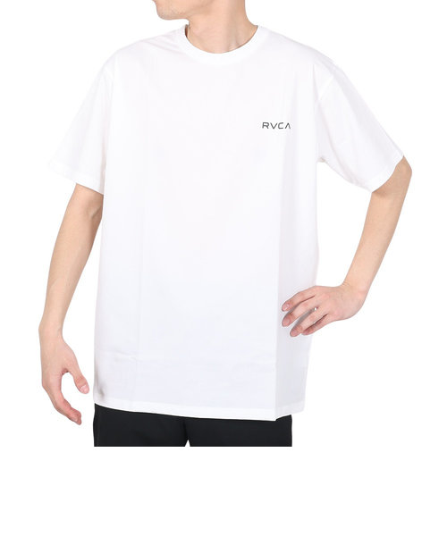 ルーカ（RVCA）半袖Tシャツ メンズ バランス インスティテュート ラッシュガード BD041264 WHT