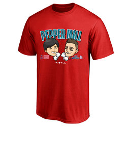 ペッパーミル 大谷翔平 ヌートバー 野球ウェア 半袖 Tシャツ ML01-23SS-0022-RED