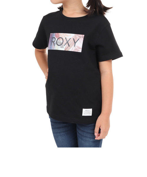 ロキシー（ROXY）半袖Tシャツ キッズ TIME PASSES  TST231640T BLK