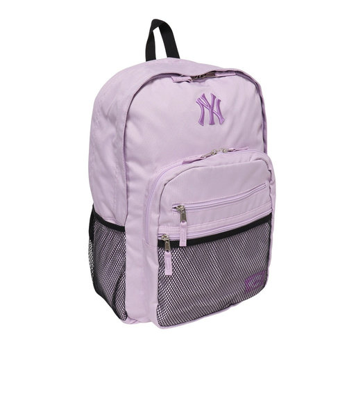 エムエルビー（MLB）ダブルメッシュポケット リュック PURPLE E.CM YK-MBBK157 PU