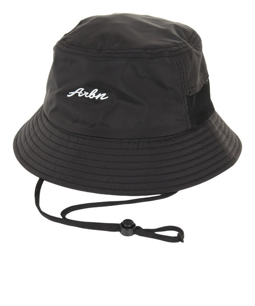 エアボーン（ARBN）ウォーターリペラント バケットハット AB2023SS-HAT001-BLK