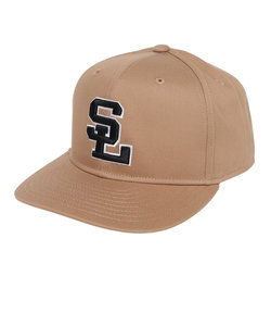 ロゴ プレカーブ キャップ SL2023SS-CAP001-BEG 帽子