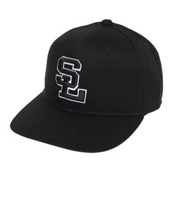 ロゴ プレカーブ キャップ SL2023SS-CAP001-BLK 帽子