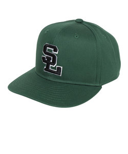 ロゴ プレカーブ キャップ SL2023SS-CAP001-GRN 帽子