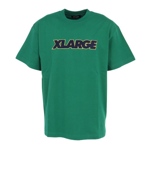 エクストララージ（XLARGE）半袖Tシャツ メンズ CHENILLE STANDARD  101232011023-GREEN
