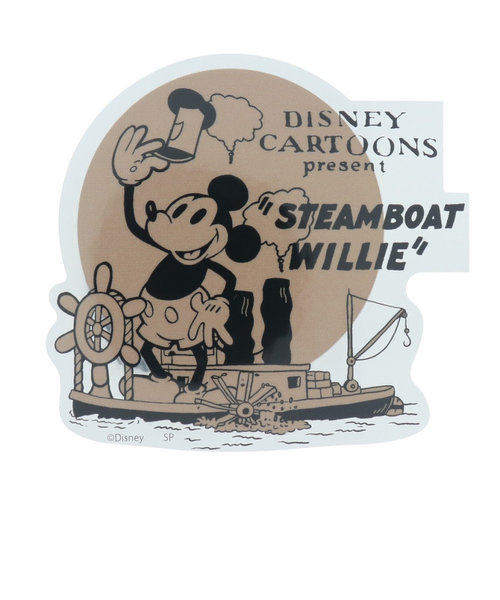 スモールプラネット（Small Planet Co）キャラクターステッカー ミッキーマウス 蒸気船ウィリー D100 SMP DH1017