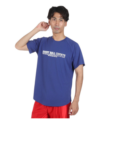 エックスティーエス（XTS）バスケットボールウェア 冷感 グラフィックTシャツ 751TS3ES0021 RBLU 速乾