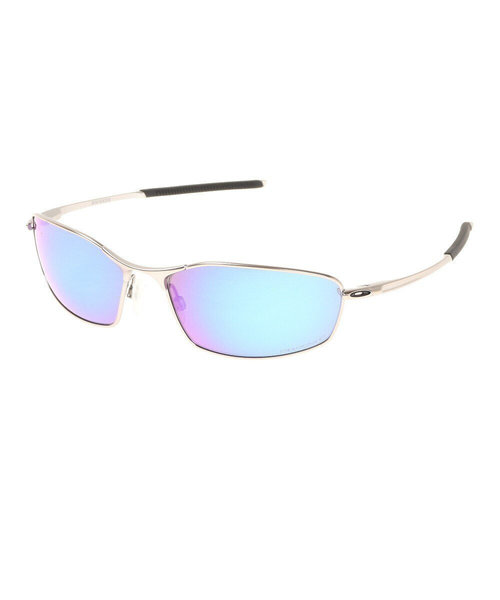 オークリー（OAKLEY）サングラス WHISKER Satin Chrome/Prizm Sapphire Polarized 4141-0460 UV