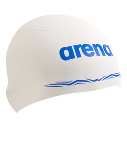 アリーナ（ARENA）水泳 アクアフォースウェーブキャップ レーシングシリコーンキャップ WA承認モデル ARN-3900 WHT