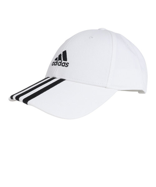 アディダス（adidas）スリーストライプス コットンツイル ベースボールキャップ DKH29-II3509 帽子