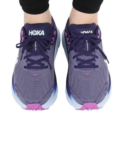 ホカ（HOKA）ランニングシューズ チャレンジャー7 パープル 1134498