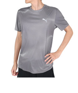 プーマ（PUMA）半袖Tシャツ メンズ RUN FAVORITE AOP 524549 15 GRY