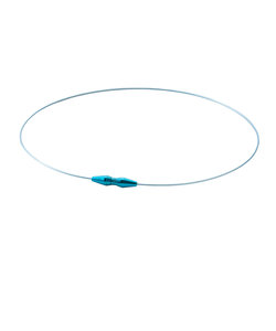 ファイテン（PHITEN）RAKUWA ネックレス EXTREME ワイヤーシングル ブルー 50cm 0223TG904253