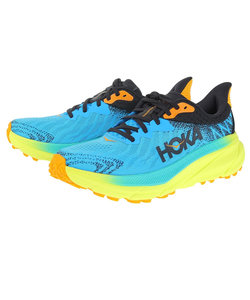 ホカ（HOKA）ランニング シューズ チャレンジャー 7 レギュラー ブルー イエロー 1134497-DBEPR スニーカー トレイル オフロード クッショ…