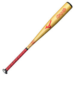 ミズノ（MIZUNO）少年軟式用バット 野球 ウィルドライブ レッド 76cm/平均520g 金属製 1CJMY16776 50