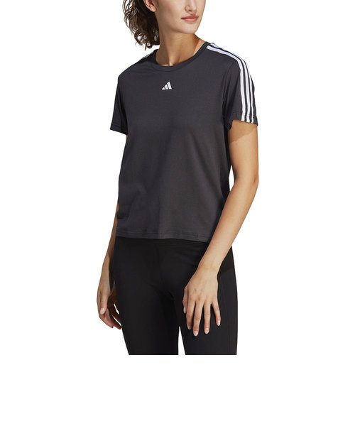 アディダス（adidas）半袖Tシャツ レディース  エッセンシャルズ スリーストライプス BUT04-IC5039