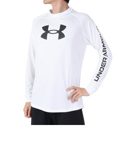 アンダーアーマー（UNDER ARMOUR）バスケットボールウェア テック ビッグロゴ ロングスリーブTシャツ 1381374 100 速乾