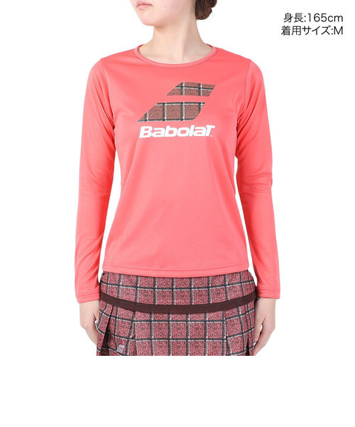 バボラ（BABOLAT）テニスウェア レディース ピュア長袖Tシャツ BWP3577