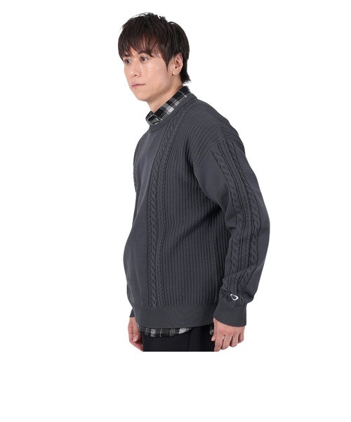 オークリー（OAKLEY）クルーネックセーター ESSENTIAL ARAN SWEATER 3.0 FOA405944-01N