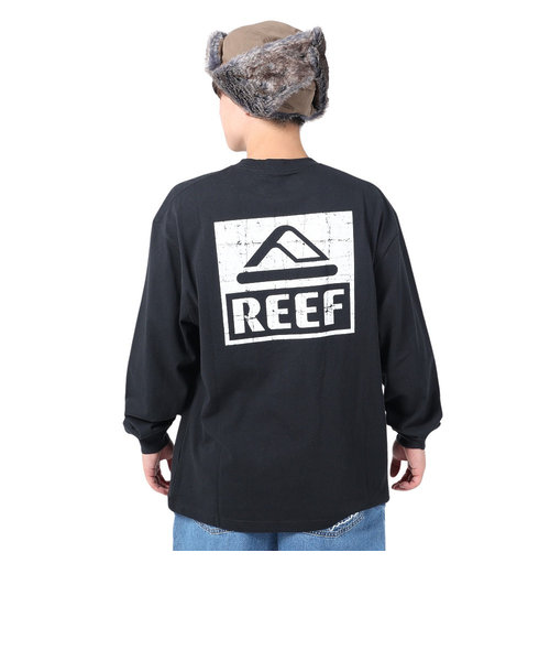 リーフ（REEF）SQUARE LOGO 長袖Tシャツ RFTEM2335-BLK