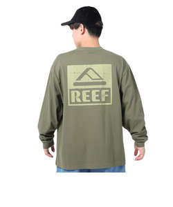 リーフ（REEF）SQUARE LOGO 長袖Tシャツ RFTEM2335-GRN