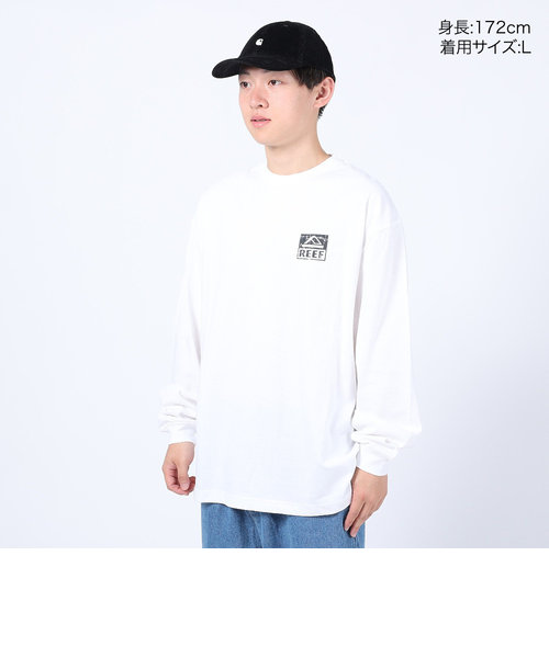 リーフ（REEF）SQUARE ロゴ 長袖Tシャツ RFTEM2335-WHT | Super