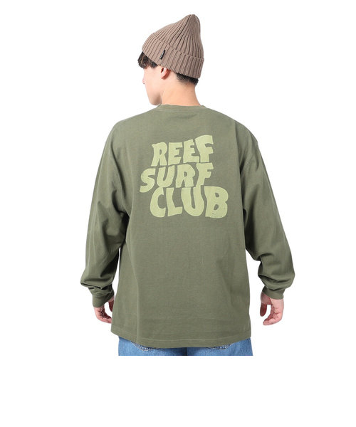 リーフ（REEF）SURF CLUB 長袖Tシャツ RFTEM2336-GRN