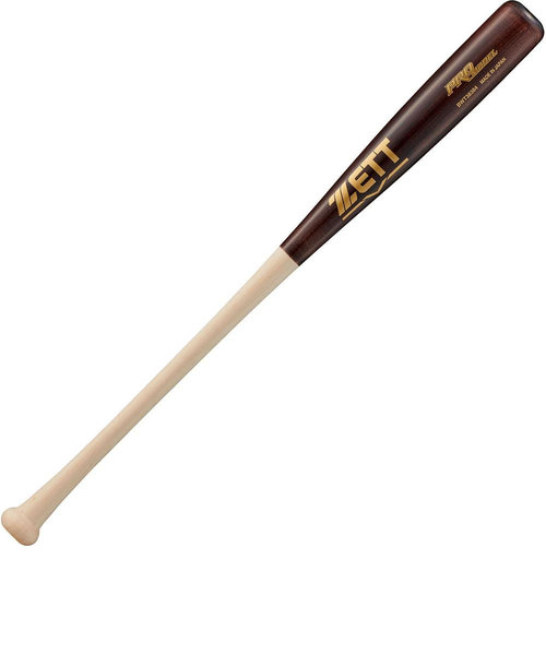 ゼット（ZETT）軟式用バット 野球 一般 木製プロモデル 84cm/760g平均 BWT38384-1237YK