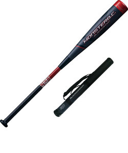 ゼット（ZETT）軟式用バット 野球 一般 モンスター ブラックキャノン 83cm 720g平均 BCT31383-6400