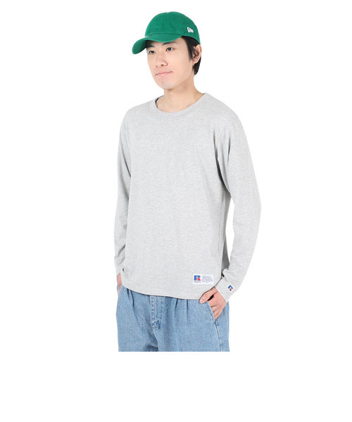 ラッセル（RUSSELL）T/C 長袖クルーネックTシャツ RBM23F0011 MGRY