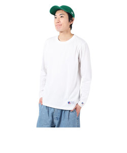 ラッセル（RUSSELL）T/C 長袖クルーネックTシャツ RBM23F0011 WHT