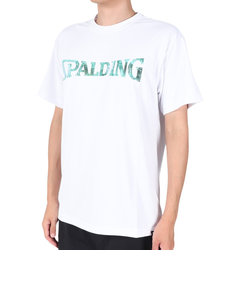 スポルディング（SPALDING）バスケットボールウェア Tシャツ ウォールペイント ロゴ SMT23114 速乾 UVカット