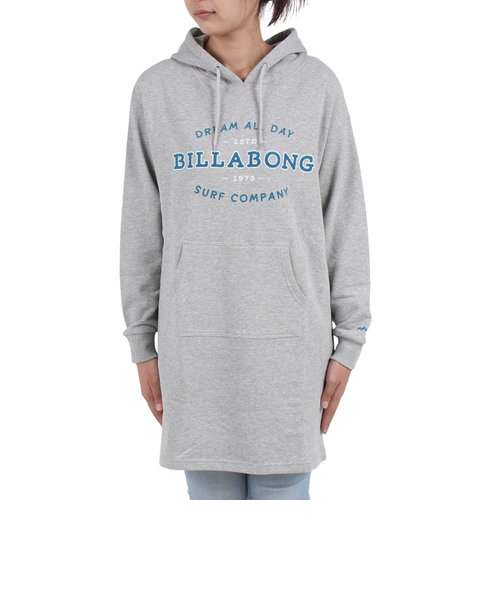 ビラボン（BILLABONG）長袖パーカーワンピース BD014369 GRH | Super