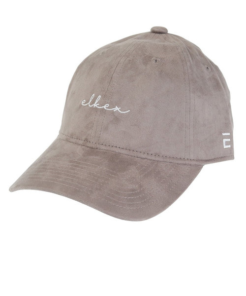 エルケクス（ELKEX）スエードロゴキャップ EKL3FA0024 GRY 帽子