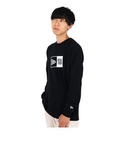 ニューエラ（NEW ERA）長袖コットンTシャツ Box Logo 13755434