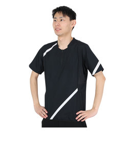 デサント（DESCENTE）野球ウェア 半袖ウインドジャック PJ-327 BLK